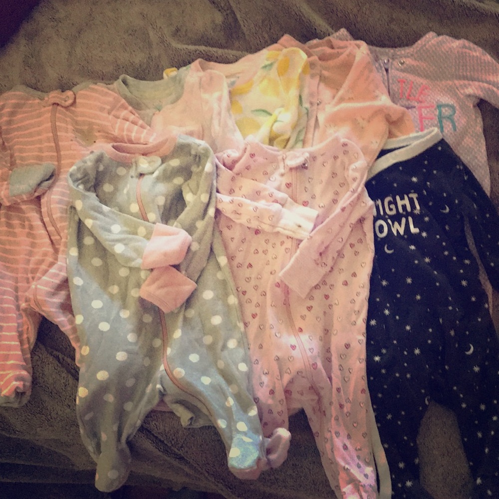 Pjs size newborn, 0-3 months & 3 months